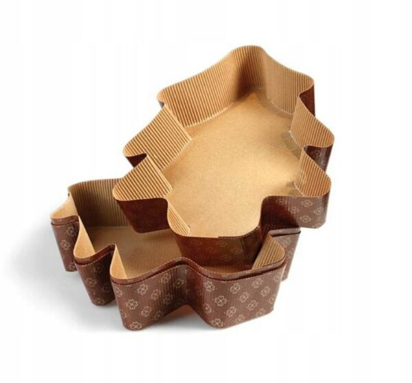 FORMA PAPIEROWA DO PIECZENIA duża choinka (750g) 31x22cm 1szt