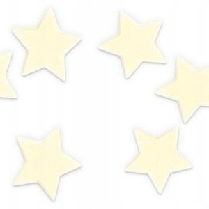 DEKORACJA CZEKOLADOWA CZEKOLADKI świąteczne gwiazdki białe 9szt