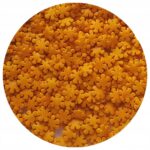 POSYPKA CUKROWA ŚNIEŻYNKI PŁATKI ŚNIEGU złote 10mm 20g - obrazek 2