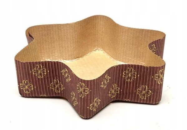 FORMA PAPIEROWA DO PIECZENIA mała gwiazdka (100g) 12,5cm 2szt