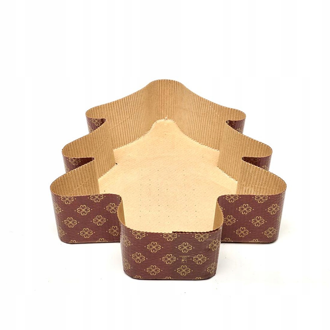 FORMA PAPIEROWA DO PIECZENIA duża choinka (750g) 31x22cm 2szt