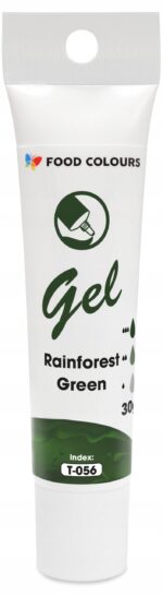 BARWNIK SPOŻYWCZY W ŻELU T-056 Rainforest Green Zielony Leśny 30g - obrazek 2