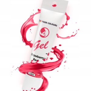 BARWNIK SPOŻYWCZY W ŻELU T-024 Strawberry Red Truskawkowy Czerwony 30g