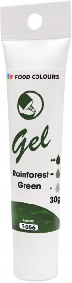 BARWNIK SPOŻYWCZY W ŻELU T-056 Rainforest Green Zielony Leśny 30g - obrazek 3