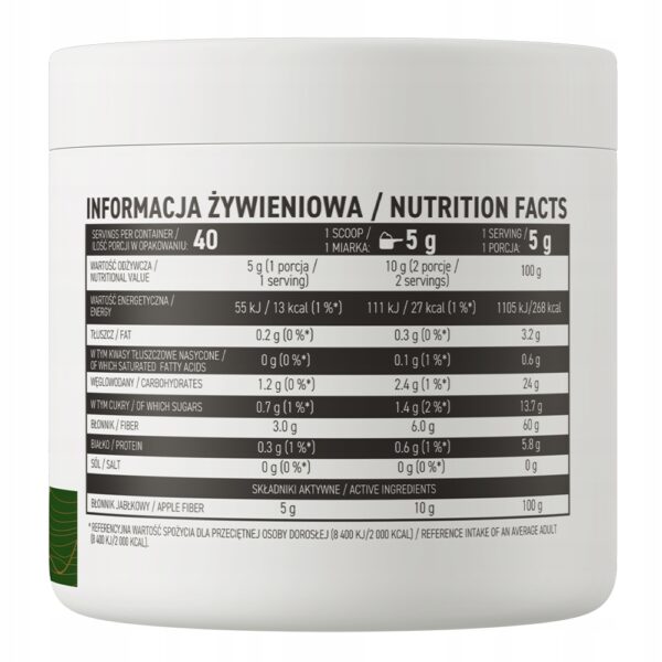 OstroVit Apple Fiber Vege Błonnik Jabłkowy 200g