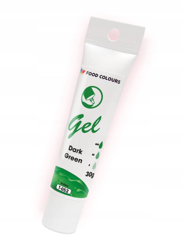 BARWNIK SPOŻYWCZY W ŻELU T-052 Dark Green Zielony Ciemny 30g