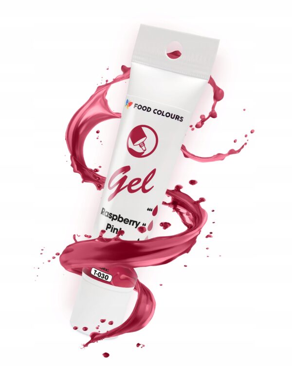 BARWNIK SPOŻYWCZY W ŻELU T-030 Raspberry Pink Malinowy Róż 30g