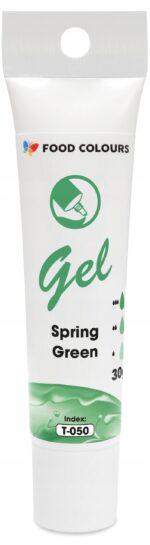 BARWNIK SPOŻYWCZY W ŻELU T-050 Spring Green Zielony Wiosenny 30g - obrazek 2