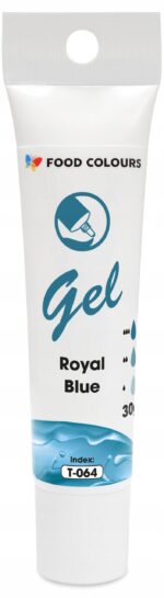BARWNIK SPOŻYWCZY W ŻELU T-064 Royal Blue Królewski Niebieski 30g - obrazek 2