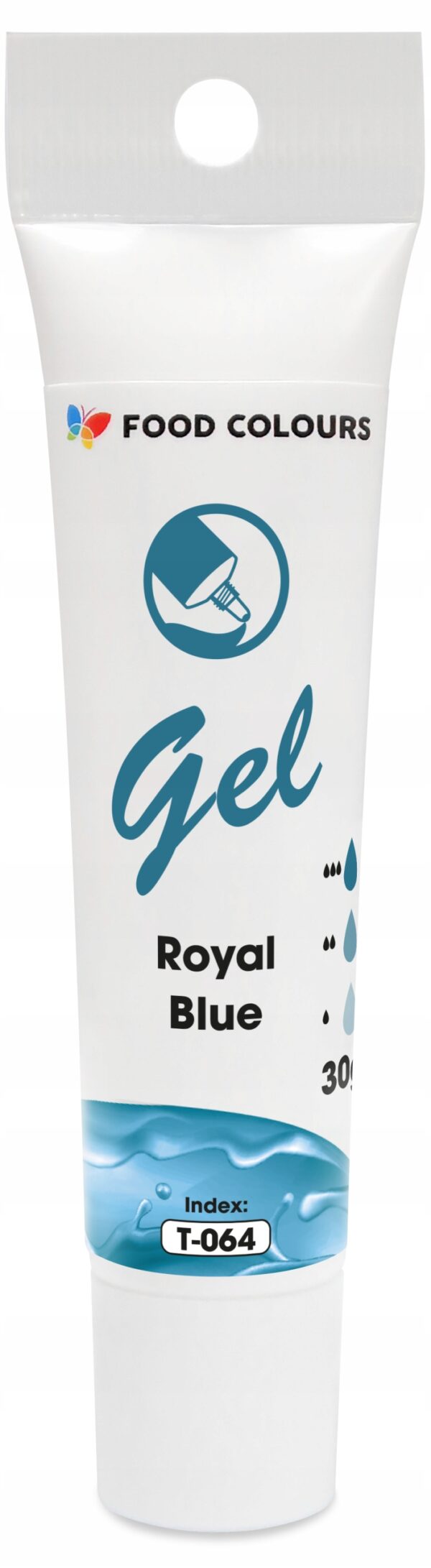 BARWNIK SPOŻYWCZY W ŻELU T-064 Royal Blue Królewski Niebieski 30g