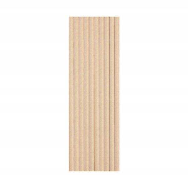 SŁOMKI RURKI PAPIEROWE 19,5x0,6cm Naturalne Eko Kraft 10szt