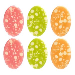 DEKORACJA CZEKOLADOWA - Jajka Kolorowe Wiosenne Pisanki 6szt