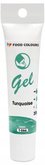 BARWNIK SPOŻYWCZY W ŻELU T-066 Turquoise Turkusowy 30g - obrazek 2