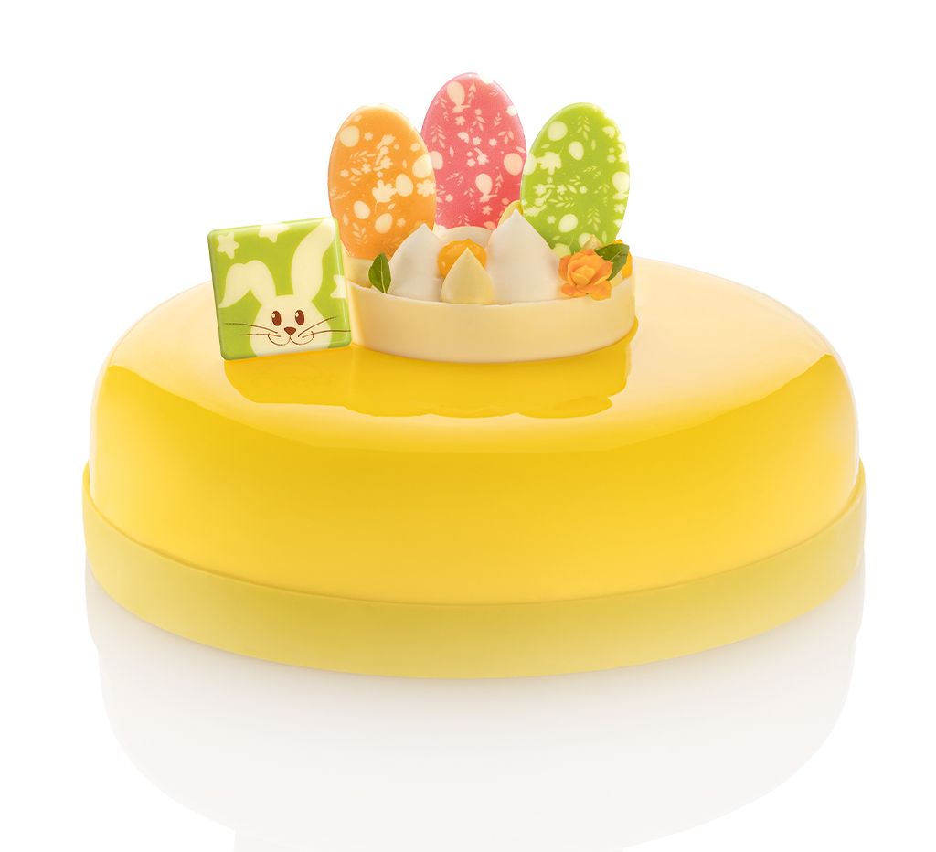 DEKORACJA CZEKOLADOWA - Jajka Kolorowe Wiosenne Pisanki 6szt