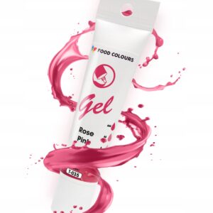 BARWNIK SPOŻYWCZY W ŻELU T-035 Rose Pink Różany Róż Różowy 30g