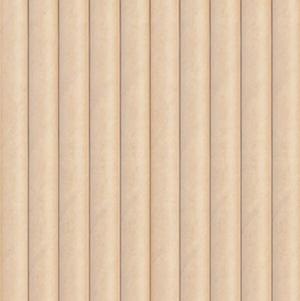SŁOMKI RURKI PAPIEROWE 19,5x0,6cm Naturalne Eko Kraft 10szt