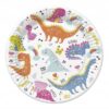 TALERZYKI PAPIEROWE Śmieszne Dinozaury 18cm 8szt.