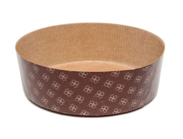 FORMA PAPIEROWA DO PIECZENIA okrągła Panettone Basso 185x65mm 1szt