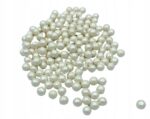 POSYPKA Perełki Cukrowe do Dekoracji Białe 6mm 50g