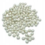 POSYPKA Perełki Cukrowe do Dekoracji Białe 6mm 50g
