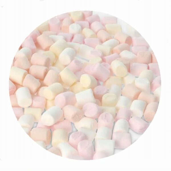 POSYPKA PIANKI marshmallows Małe Mallows biało-różowo-kremowe - 40g