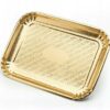 TACKA CUKIERNICZA CATERINGOWA Papierowa Złota 31x22,5cm x 5szt