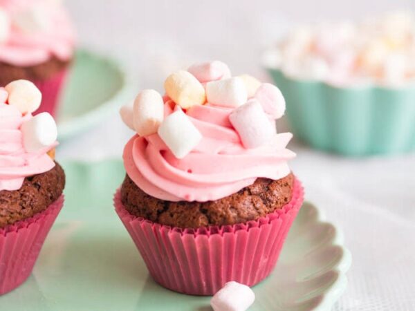 POSYPKA PIANKI marshmallows Małe Mallows biało-różowo-kremowe - 40g