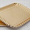 TACKA CUKIERNICZA CATERINGOWA Papierowa Złota 31x22,5cm x 5szt