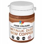 BARWNIK SPOŻYWCZY W PROSZKU ciasta napoje drinki Metallic Copper Miedź 20g