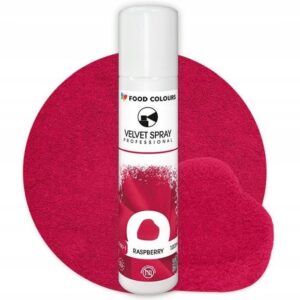 Zamsz Spożywczy W Sprayu Food Colours V16-1 VELVET SPRAY Róż Malinowy 100ml