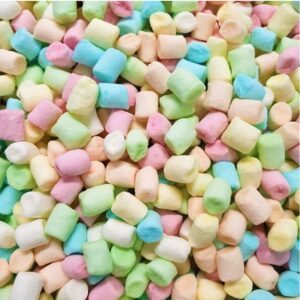 POSYPKA PIANKI mini marshmallows 6 kolorów - 100g