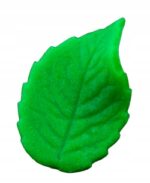OZDOBNE LIŚCIE CUKROWE 4 cm zielone 10szt - obrazek 2