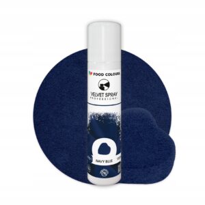 Zamsz Spożywczy W Sprayu Food Colours VELVET SPRAY NAVY BLUE Granat 100ml