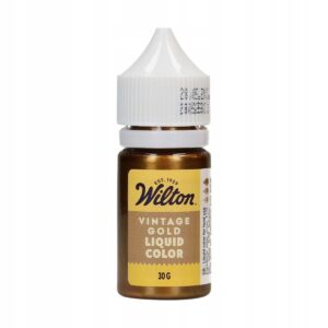 Wilton BARWNIK W PŁYNIE perłowy Vintage Gold Antyczne Złoto 30g