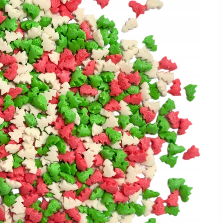 POSYPKA CUKROWA ŚWIĘTA Boże Narodzenie Choinki Choinkowy MIX 25g