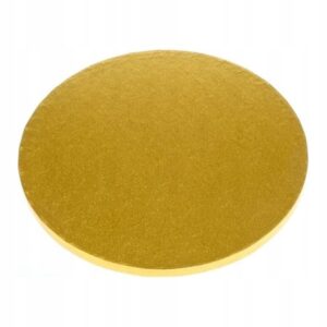 PODKŁAD POD TORT CIASTO ZŁOTY GRUBY 1,2 - 28 cm - 1szt.