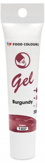 BARWNIK SPOŻYWCZY W ŻELU Food Colours T-037 BURGUNDY Bordowy 30g - obrazek 2