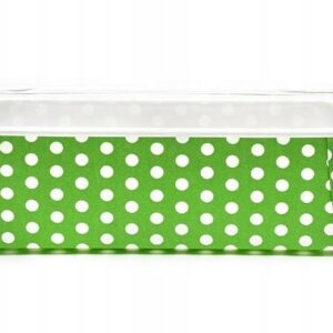 FORMA PAPIEROWA DO PIECZENIA prostokątna Polka Zielona 200x70x65 1szt