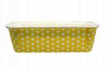 FORMA PAPIEROWA DO PIECZENIA prostokątna Polka Żółta 200x70x65 2szt - obrazek 2
