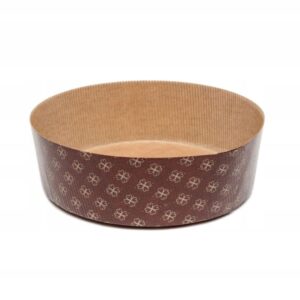 FORMA PAPIEROWA DO PIECZENIA okrągła do Ciast Babki Panettone 210x70mm 1szt
