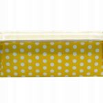 FORMA PAPIEROWA DO PIECZENIA prostokątna Polka Żółta 200x70x65 1szt