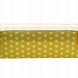 FORMA PAPIEROWA DO PIECZENIA prostokątna Polka Żółta 200x70x65 1szt