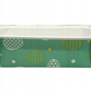 FORMA PAPIEROWA DO PIECZENIA prostokątna Wielkanoc zielona 155x55x55 1szt