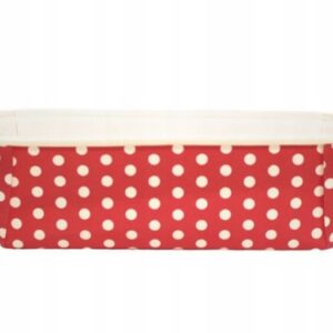 FORMA PAPIEROWA DO PIECZENIA Polka Czerwona 200x70x65 1szt