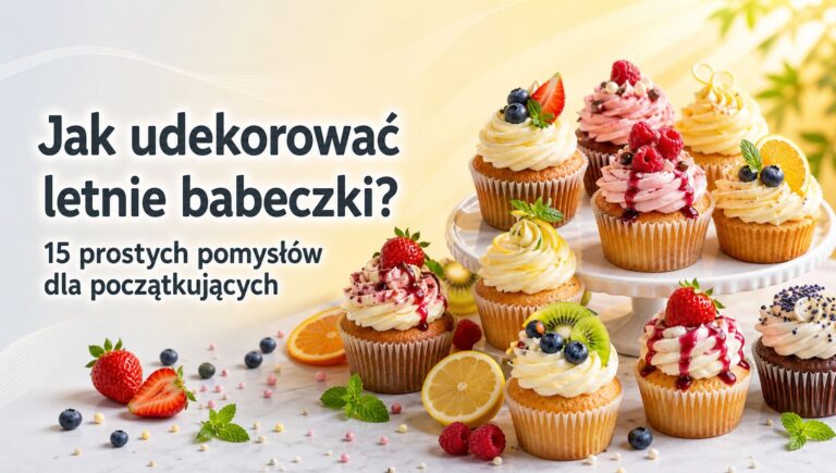 jak udekorować letnie babeczki › Udanewypieki jak udekorować letnie babeczki