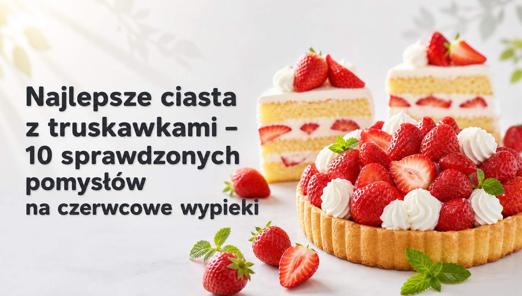 najlepsze ciasta z truskawkami