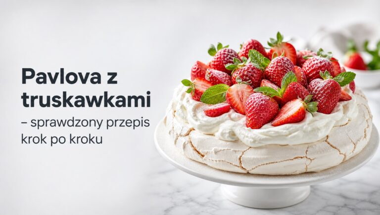 pavlova z truskawkami › Udanewypieki pavlova z truskawkami